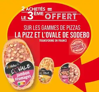 Match La pizz et l'ovale de sodebo offre