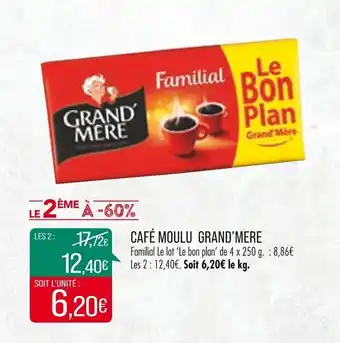 Match Café moulu GRAND'MERE offre