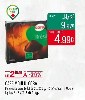 Café moulu CORA
