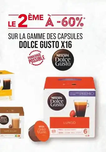 Match Dolce gusto X16 offre