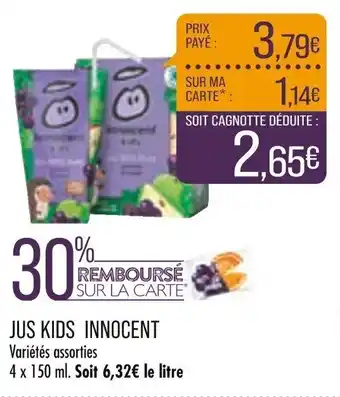 Match Jus kids INNOCENT offre