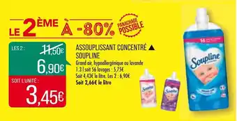 Match Assouplissant concentré SOUPLINE offre