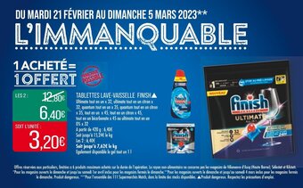 Match Tablettes lave-vaisselle FINISH offre
