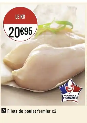 Casino Supermarchés Filets de polet fermier X2 offre