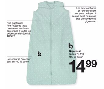 Zeeman Gigoteuse offre
