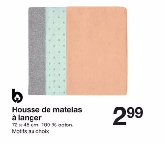 Zeeman Housse de matelas à langer offre
