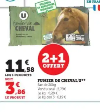 Super U Fumier de Cheval U offre