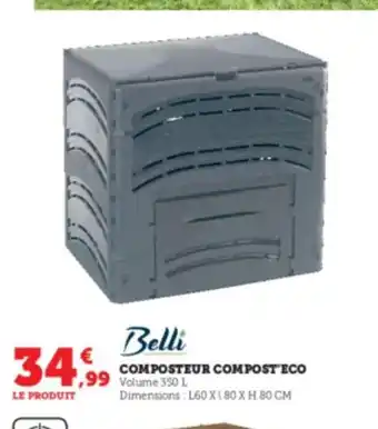 Super U Composteur Compost Eco offre