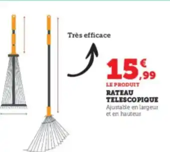 Super U Rateau Telescopique offre
