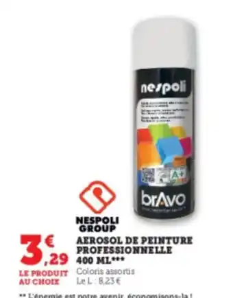 Aerosol de Peinture Professionnelle 400ml