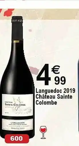 Cora x Carrefour Languedoc 2019 château sainte colombe offre