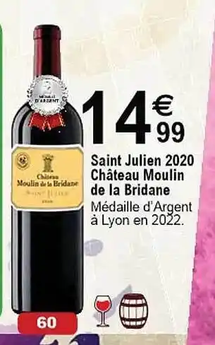 Cora x Carrefour Saint julien 2020 château moulin de la bridane offre