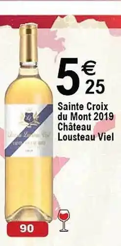 Cora x Carrefour Sainte croix du mont 2019 château lousteau viel offre