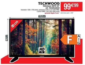 Cora x Carrefour Téléviseur hdtv 32 offre