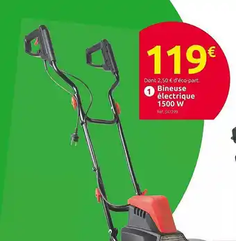 Mr Bricolage Bineuse électrique 1500 w offre