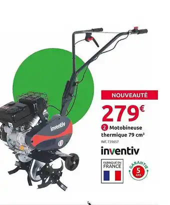Motobineuse thermique 79 cmÂł inventive