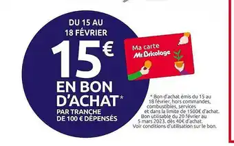 Mr Bricolage Ma carte mr. bricolage offre