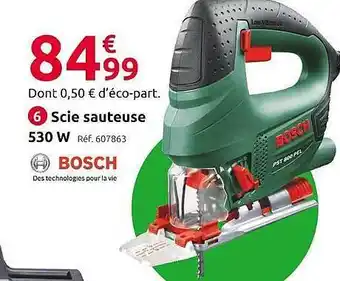 Mr Bricolage Scie sauteuse 530 w bosch offre