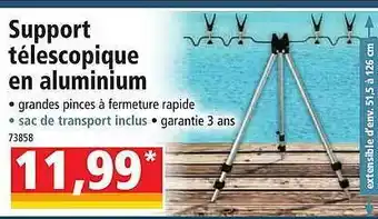 Norma Support télescopique en aluminium offre