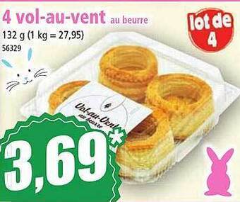 Norma 4 vol-au-vent au beurre offre