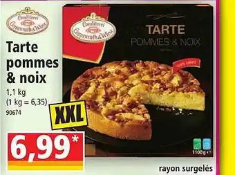 Norma Tarte pommes & noix conditorei coppenrath & wiese offre
