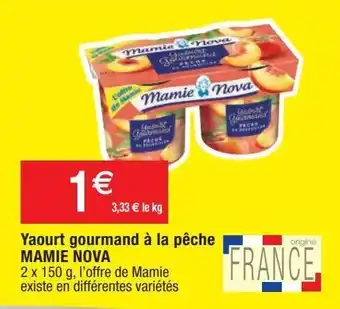 Cora x Carrefour Yaourt mamie nova offre