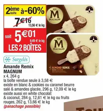 Cora x Carrefour Magnum offre