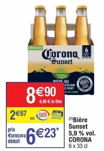 Cora Bière corona offre