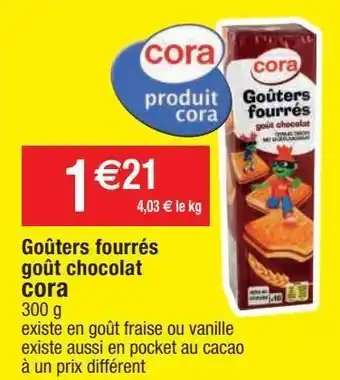 Cora x Carrefour Goûter cora offre