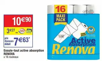 Cora x Carrefour Essuie tout renova offre