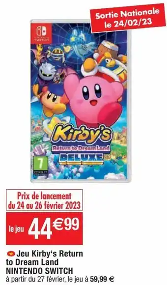 Cora x Carrefour Jeux et consoles offre