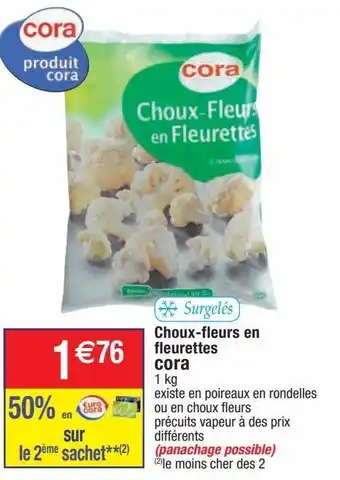 Cora x Carrefour Chou-fleur cora offre