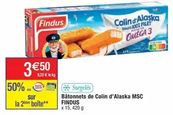 Cora x Carrefour Poisson findus offre
