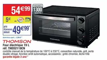 Cora x Carrefour Four électrique thomson offre