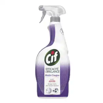 Nettoyant ménager efficacité et brillance avec javel cif