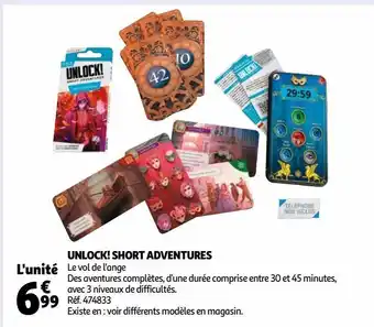 Auchan Unlock! short adventures offre