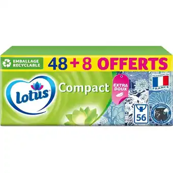 Auchan Mouchoirs compact lotus offre