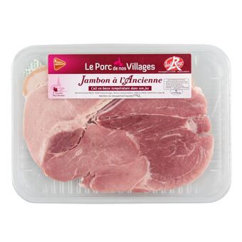 Auchan Jambon cuit à l'ancienne label rouge filière auchan cultivons le bon offre