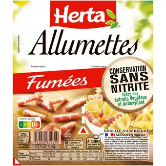 Auchan Allumettes fumées herta offre
