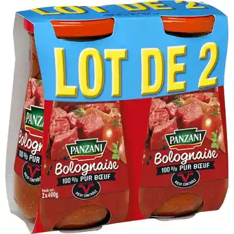 Auchan Sauce bolognaise 100% pur bœuf panzani offre