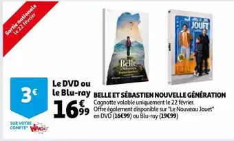 Auchan Belle et sébastien nouvelle génération offre