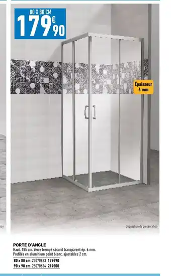 Brico Cash Porte d'Angle offre