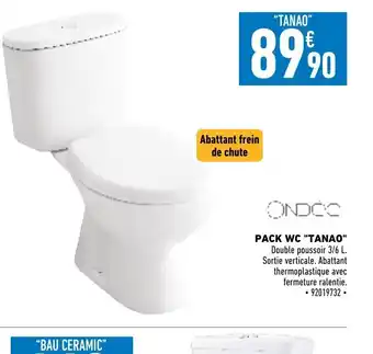 Brico Cash Pack wc Tanao offre