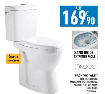 Brico Cash Pack wc Alti offre