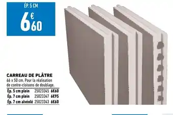 Carreau de Platre