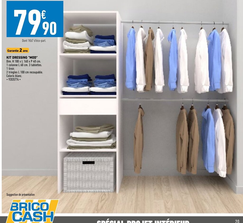 Promo Kit Dressing Mod chez Brico Cash