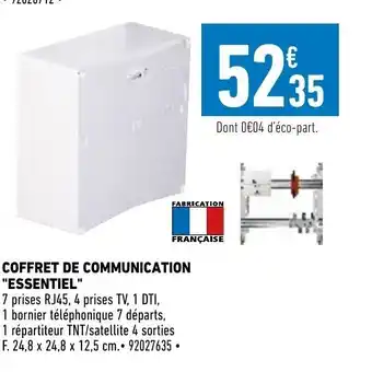 Brico Cash Coffret de Communication essentiel offre