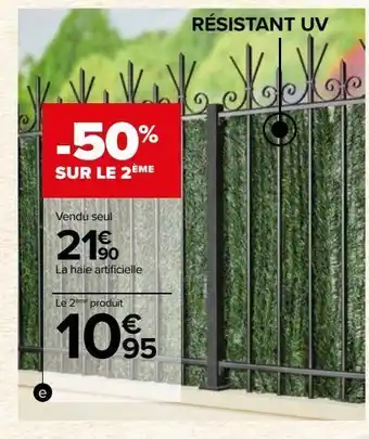 Haie artificielle