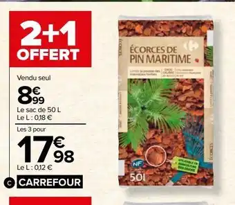 Carrefour Écorce de pin maritime nf carrefour offre