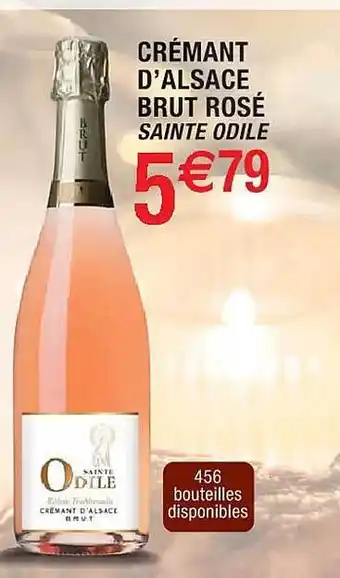 Crémant d'alsace brut rosé sainte odile